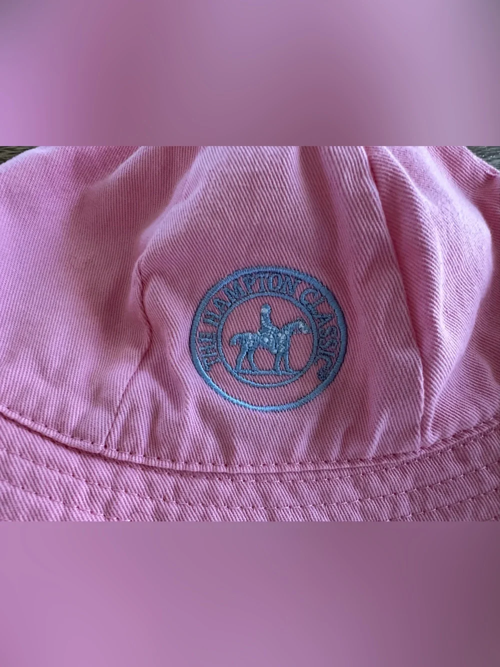 Hampton Classic Scala Pink Cotton sun hat - baby